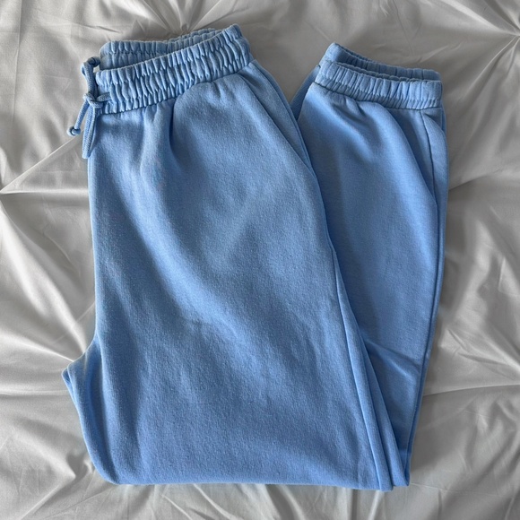 Light Blue Zara Joggers Sweatpants - Picture 1 of 9